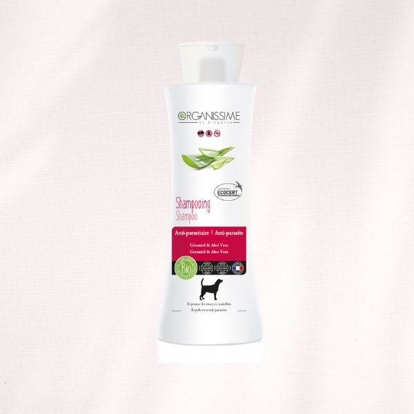 shampoing anti parasites chien