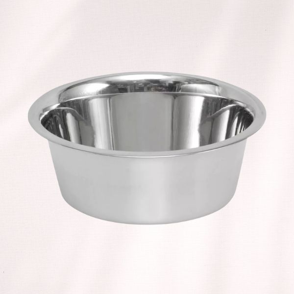 Gamelle en acier inoxydable 2,5 L, diamètre 25 cm