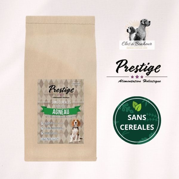 Croquettes Sans Céréales - Agneau - Adultes - Toutes Races - 12kg