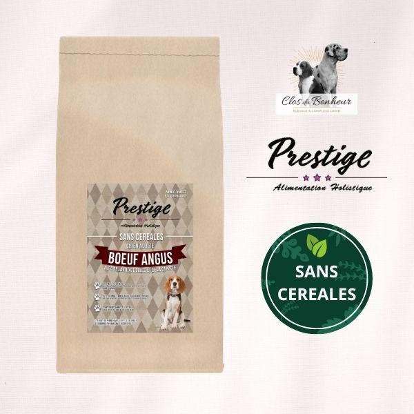 Croquettes Sans Céréales - Boeuf  Angus - Adultes - Toutes Races - 12kg
