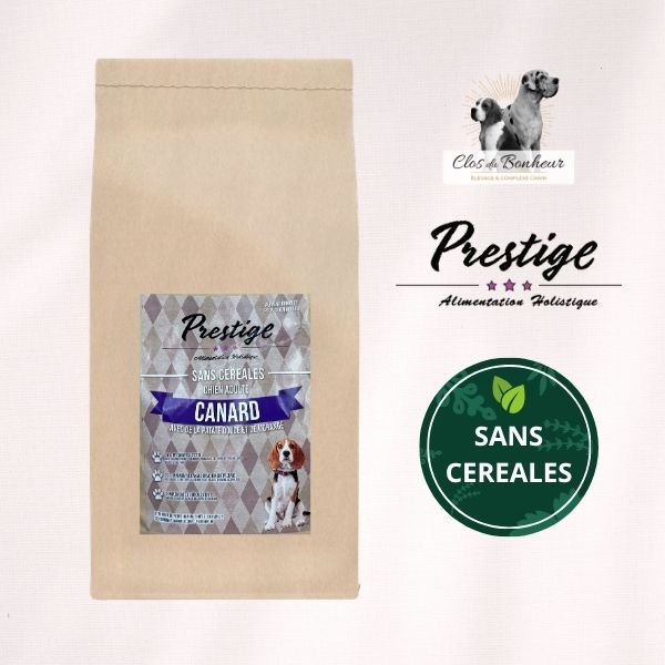Croquettes Sans Céréales - Canard - Adultes - Toutes Races - 12kg