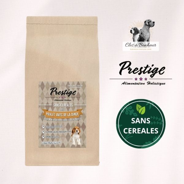 Croquettes Sans Céréales CHIOT - Poulet - Toutes Races - 12kg