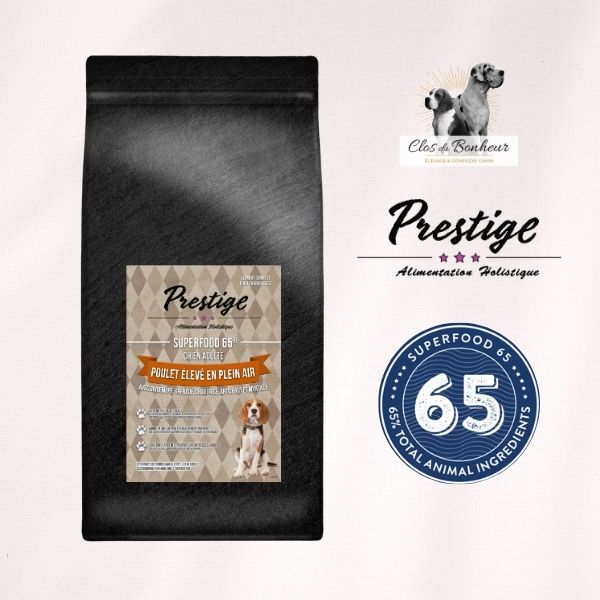 Croquettes Chien adulte Toutes races Poulet - Superfood -12kg