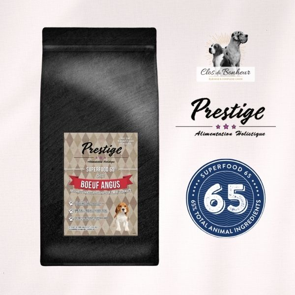 Croquettes CHIOT Boeuf Angus – Superfood - 12kg