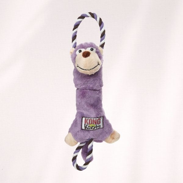 KONG Tugger Knots Monkey – Jouet à Tirer et à Secouer pour Chien