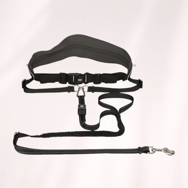 Ceinture de Canicross Ventrale avec Laisse – Pour Chiens de Moyenne et Grande Taille