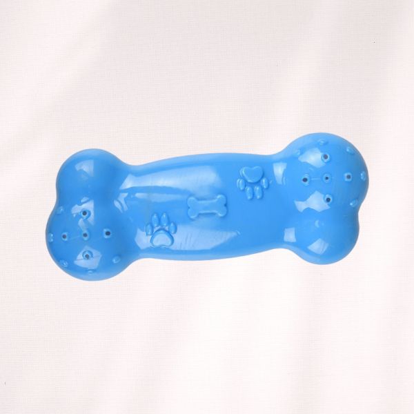 Jouet rafraichissant Olaf Os Bleu en TPR pour Chien – 11 cm