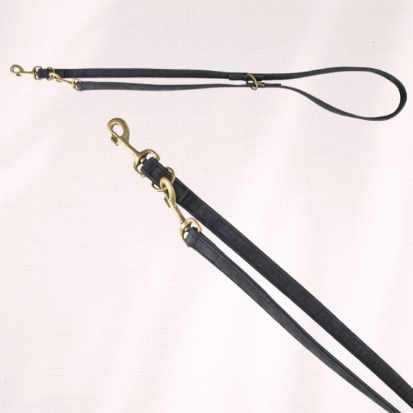 Laisse réglable Pure en cuir pour chien, Trixie